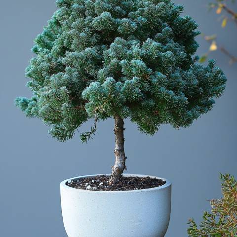 Ялівець Блю Пасифік (Juniperus horizontalis 'Blue Pacific') на штамбі 70 см